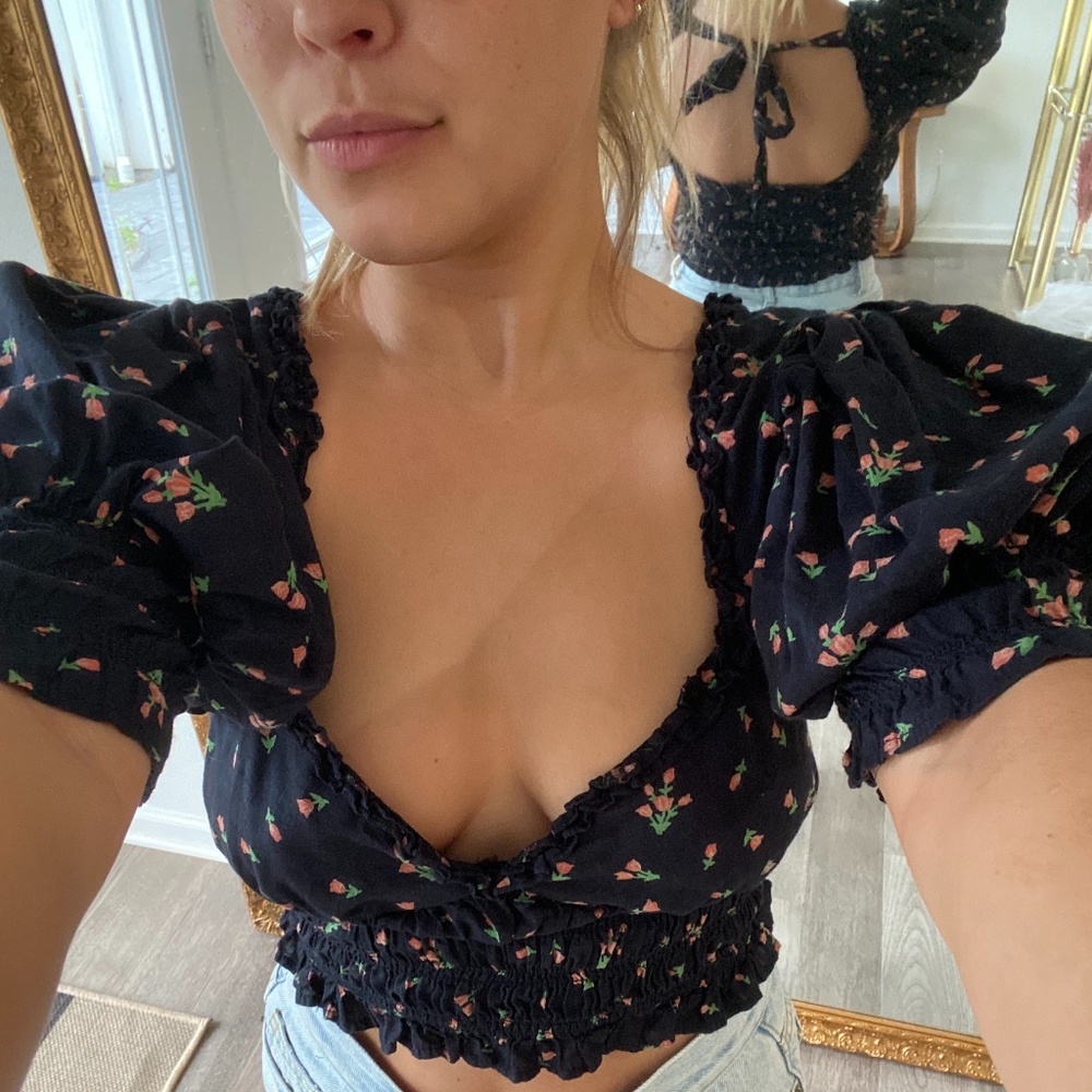 Urban Outfitters Smocked top